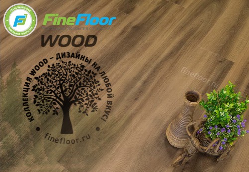 Кварцвиниловая плитка FineFloor Wood FF-1500: описание, характеристики .
